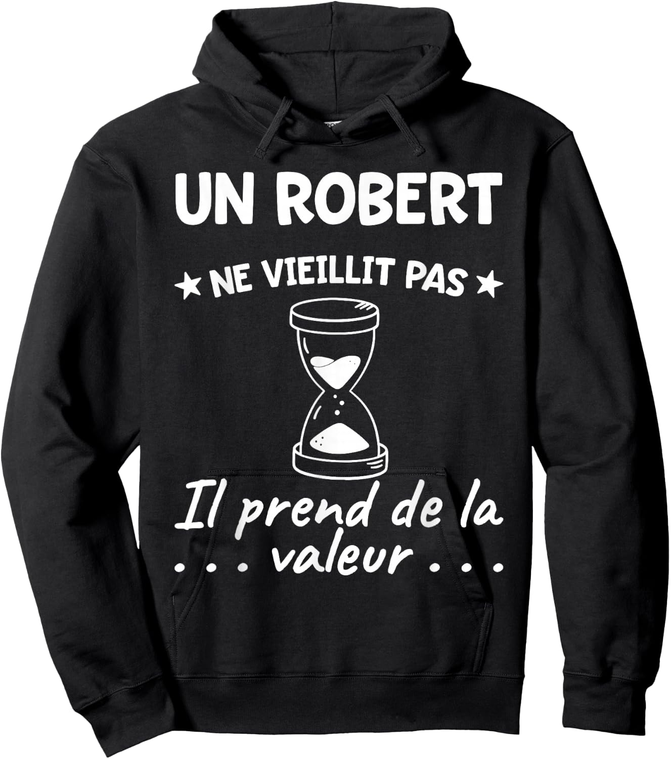 Robert Value | Birthday Funny Funny Dad Father Name , Black, S Hoodie - Hoodie | Black