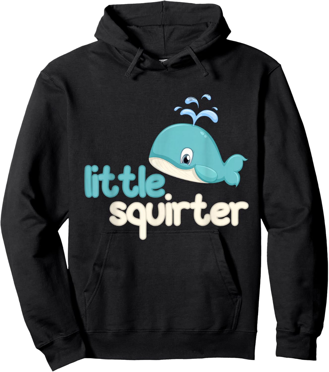 Whale Little Squirter Hoodie - Hoodie | Black