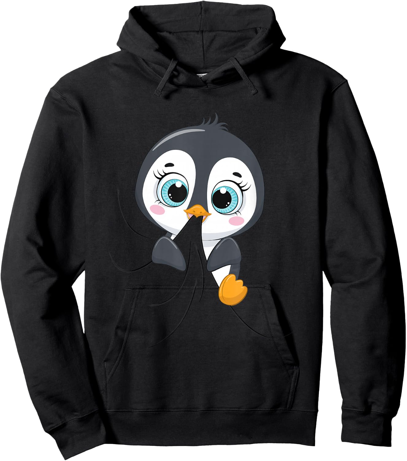 Offizielles Schlafshirt Pinguin Schlafanzug Penguin Schlafen Hoodie - Hoodie | Black