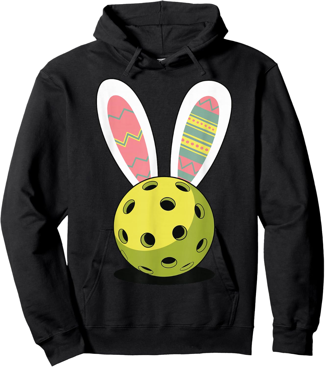 Pickleball Easter Hoodie - Hoodie | Black