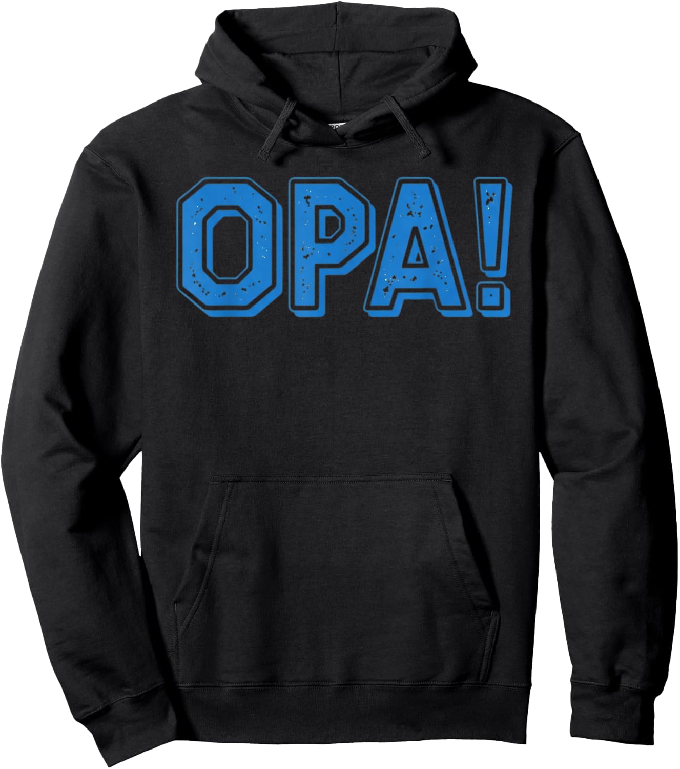 Opa Ancient Greek Pride Flag Funny Party Greece Hoodie - Hoodie | Black