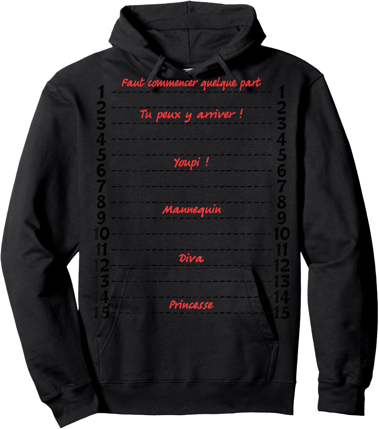 Hair Length Measurement, Follow Your Long Hair , white, S Hoodie - Hoodie | Black