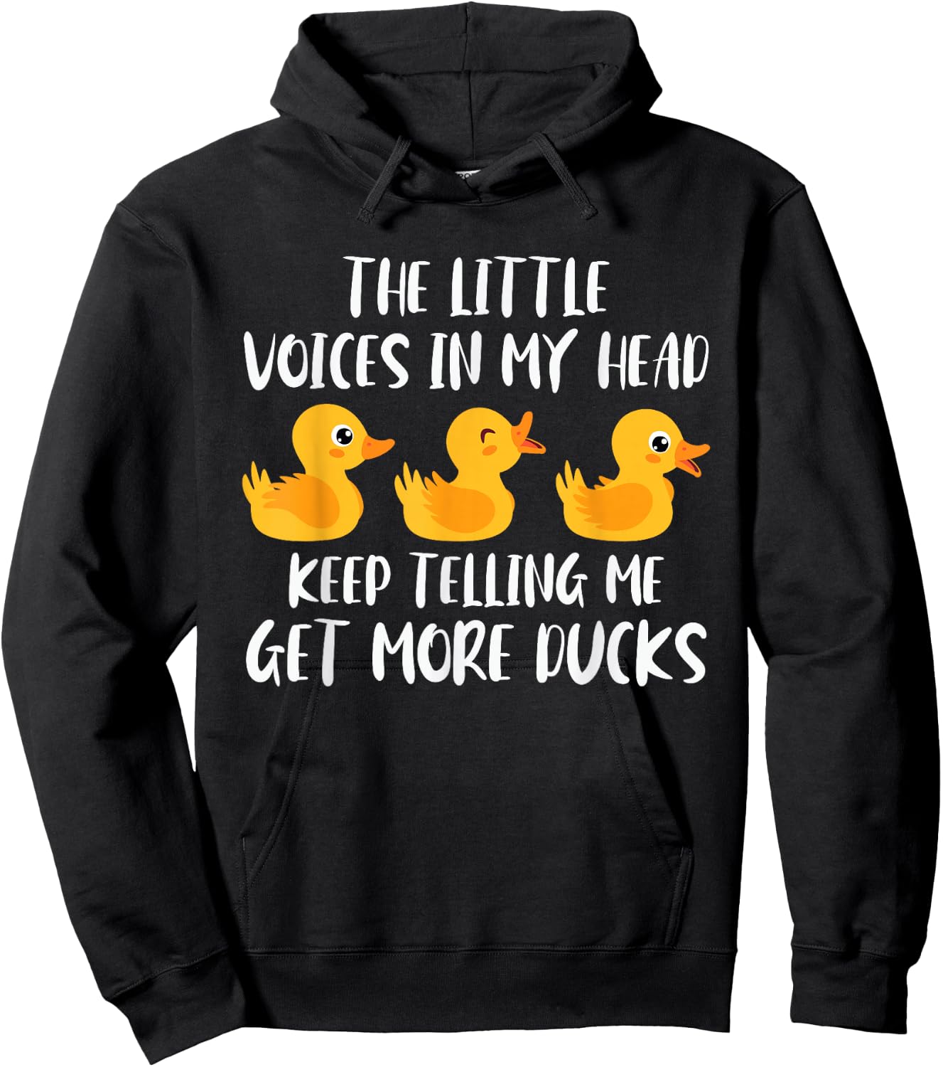 Funny Duck Owner Saying Rubber Duck Lover Rubber Ducks Hoodie - Hoodie | Black