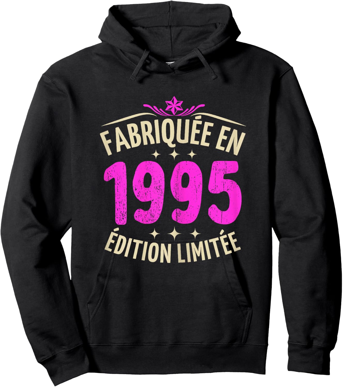 Woman 30 years birthday 30 years woman 1995 gift woman 30 , Black, Female X-Small Hoodie - Hoodie | Black