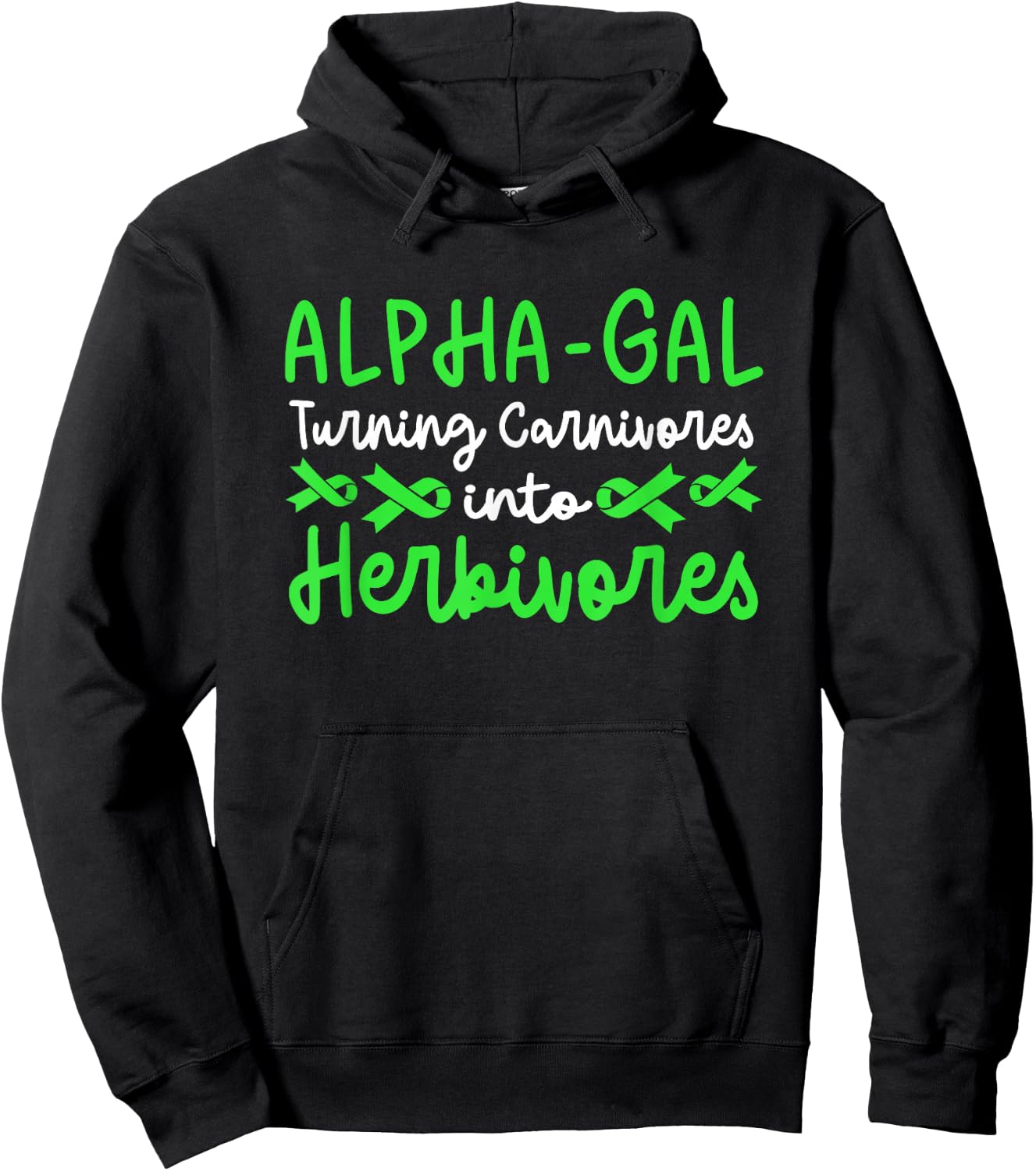 Alpha-Gal Syndrome Hoodie - Hoodie | Black