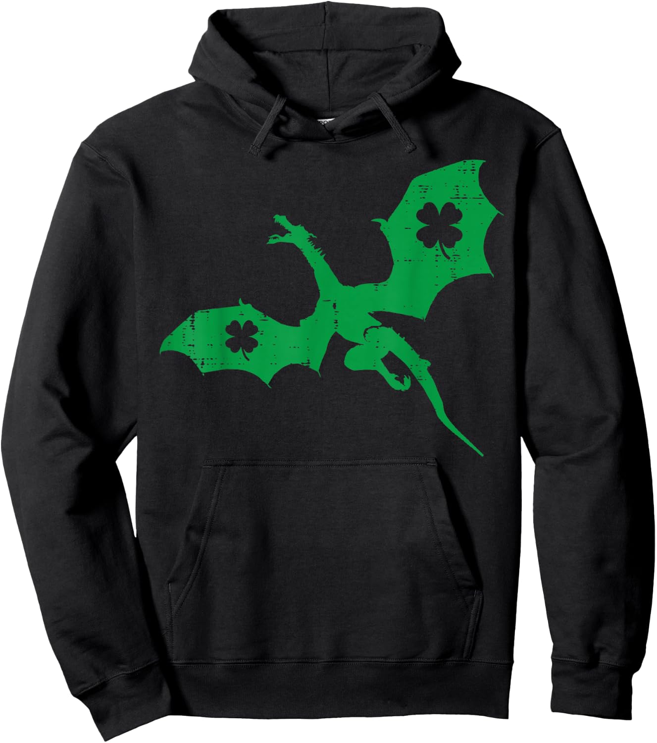 St Patricks Day Irish Dragon Saint Paddys Men Women Kids Boy Hoodie - Hoodie | Black