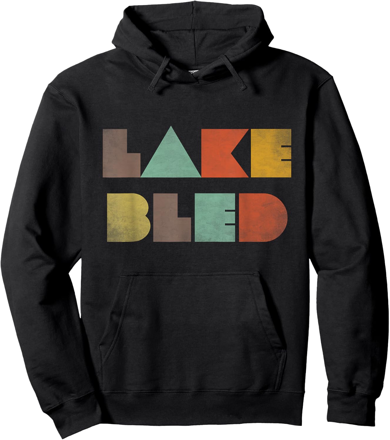 Lake Bled Vintage Hoodie - Hoodie | Black