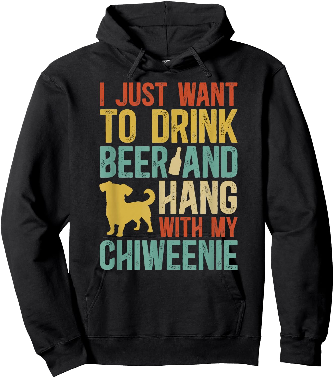 Chiweenie Owner Funny Chiweenie Mom Chiweenie Dad Hoodie - Hoodie | Black