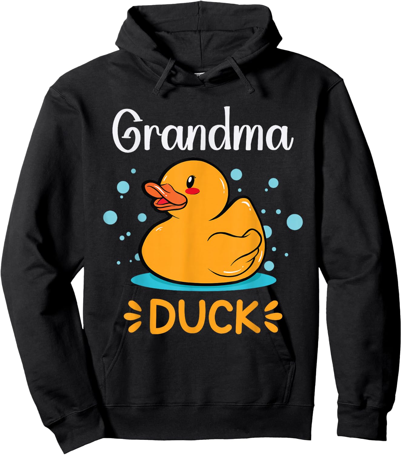 Rubber Duckies Grandma Duck Rubber Duck Hoodie - Hoodie | Black