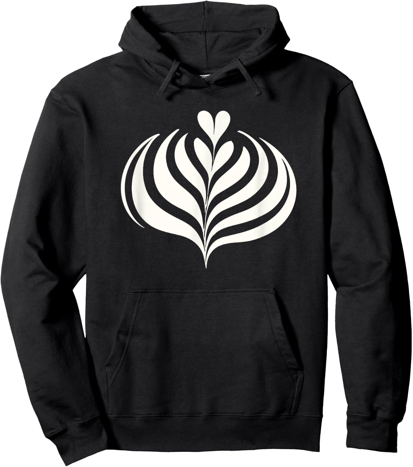 Latte Art, Rosetta Latte Art, Barista Hoodie - Hoodie | Black