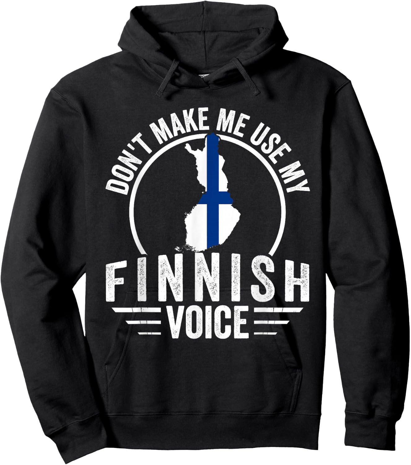 Finnish Roots Outfit Funny Finland Heritage Men Women Hoodie - Hoodie | Black