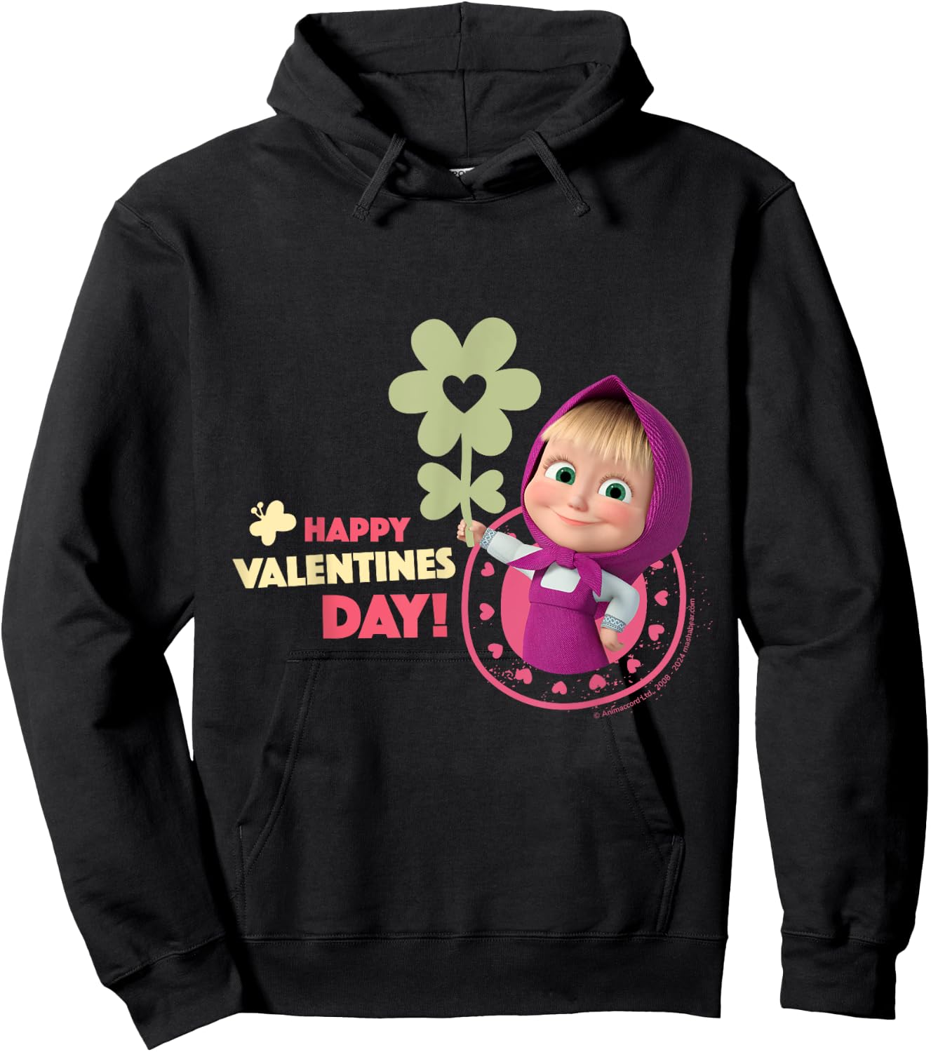 Happy Valentines Day! Hoodie - Hoodie | Black