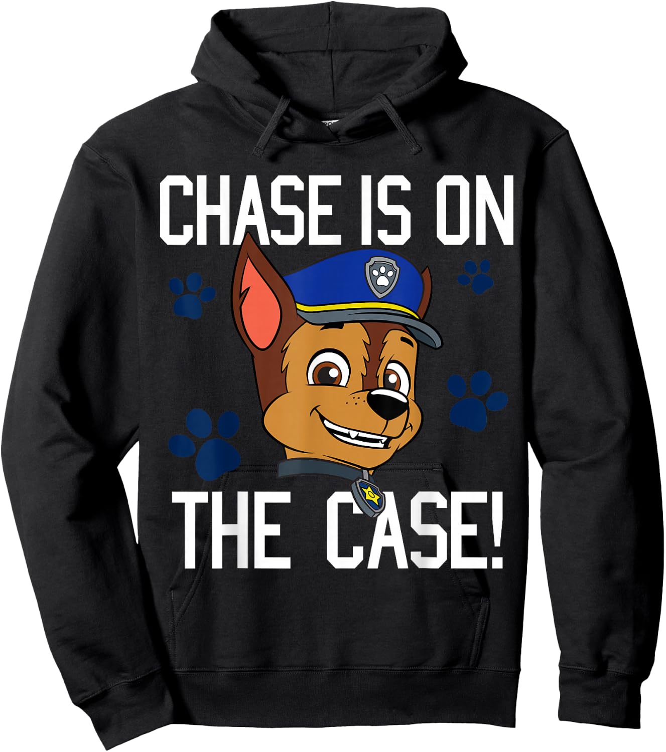 Chase Is On The Case Puff Back Hoodie - Hoodie | Black