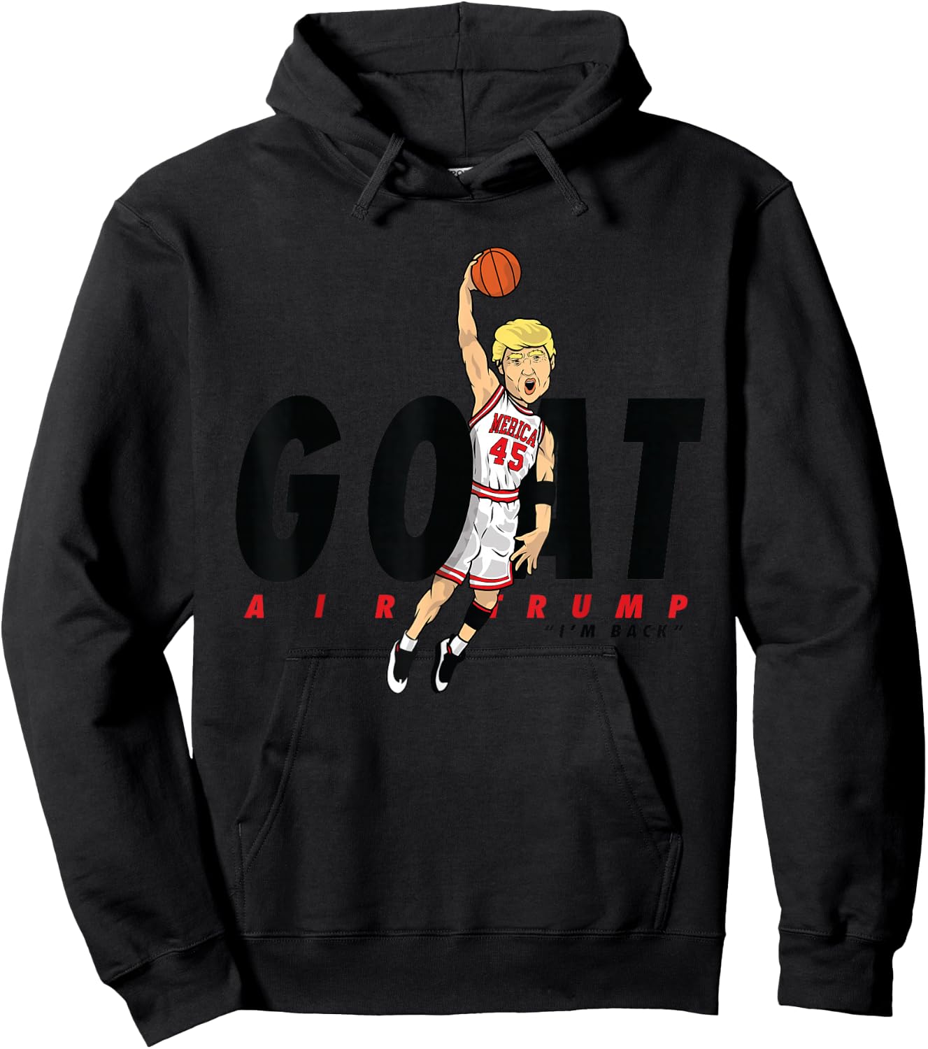 The Presidential Basketball Donald Trump design Hoodie - Hoodie | Black