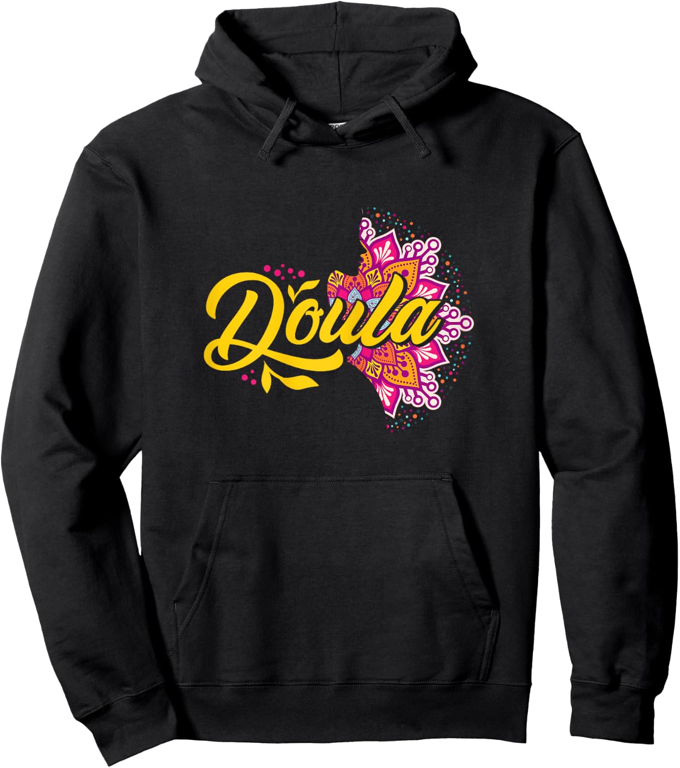 Doula Mandala | Childbirth Pregnancy | Doula Women Hoodie - Hoodie | Black
