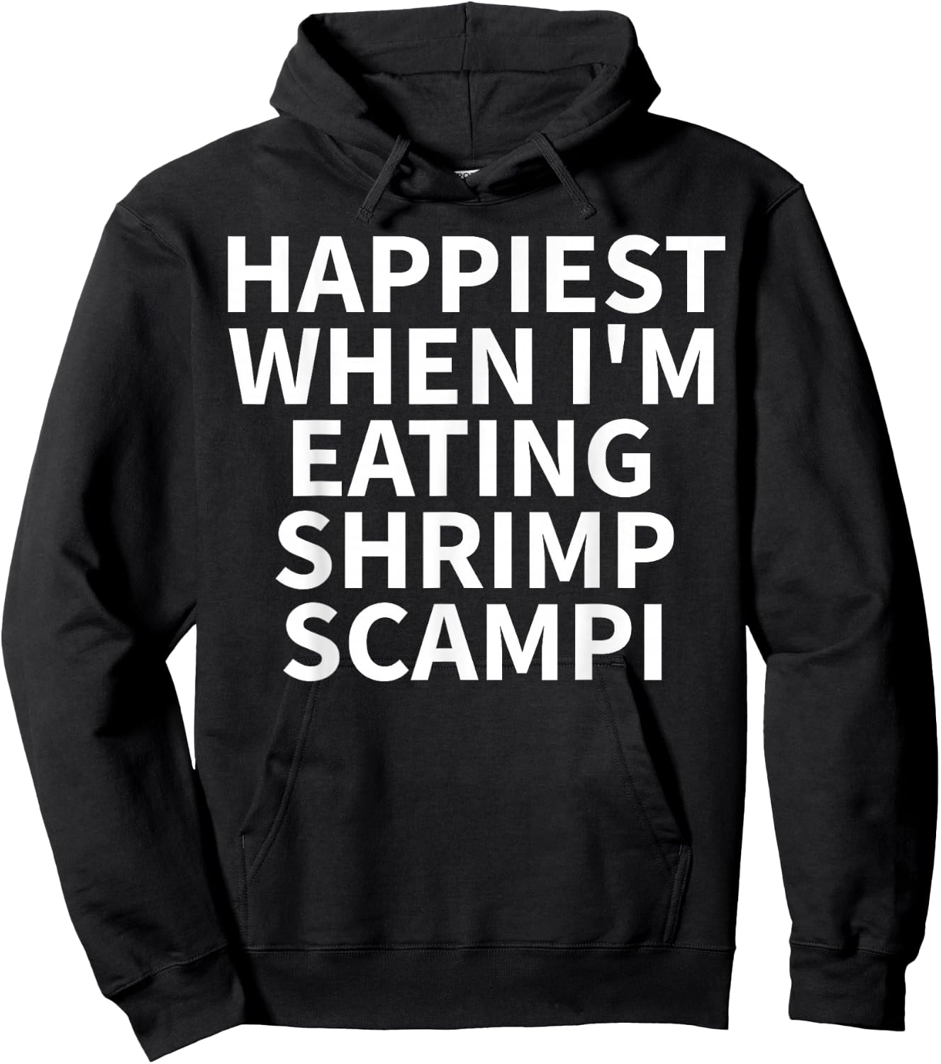 Shrimp Scampi Apparel - Funny Amazing Shrimp Lovers Design Hoodie - Hoodie | Black
