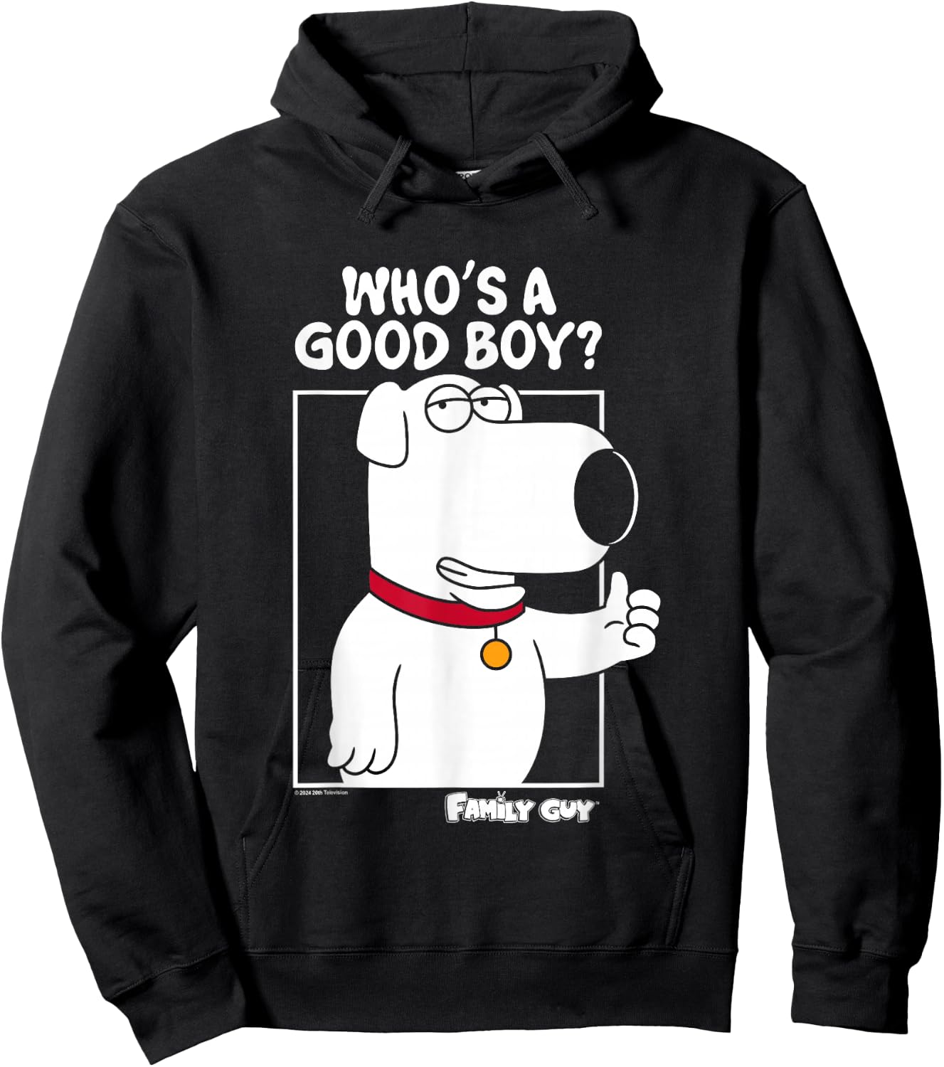 Family Guy Brian Griffin Who's A Good Boy? , Black, S Hoodie - Hoodie | Black