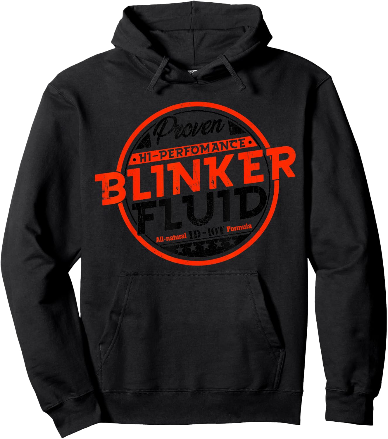 High Performance Blinker Fluid Carguy Funny Blinker Fluid Hoodie - Hoodie | Black