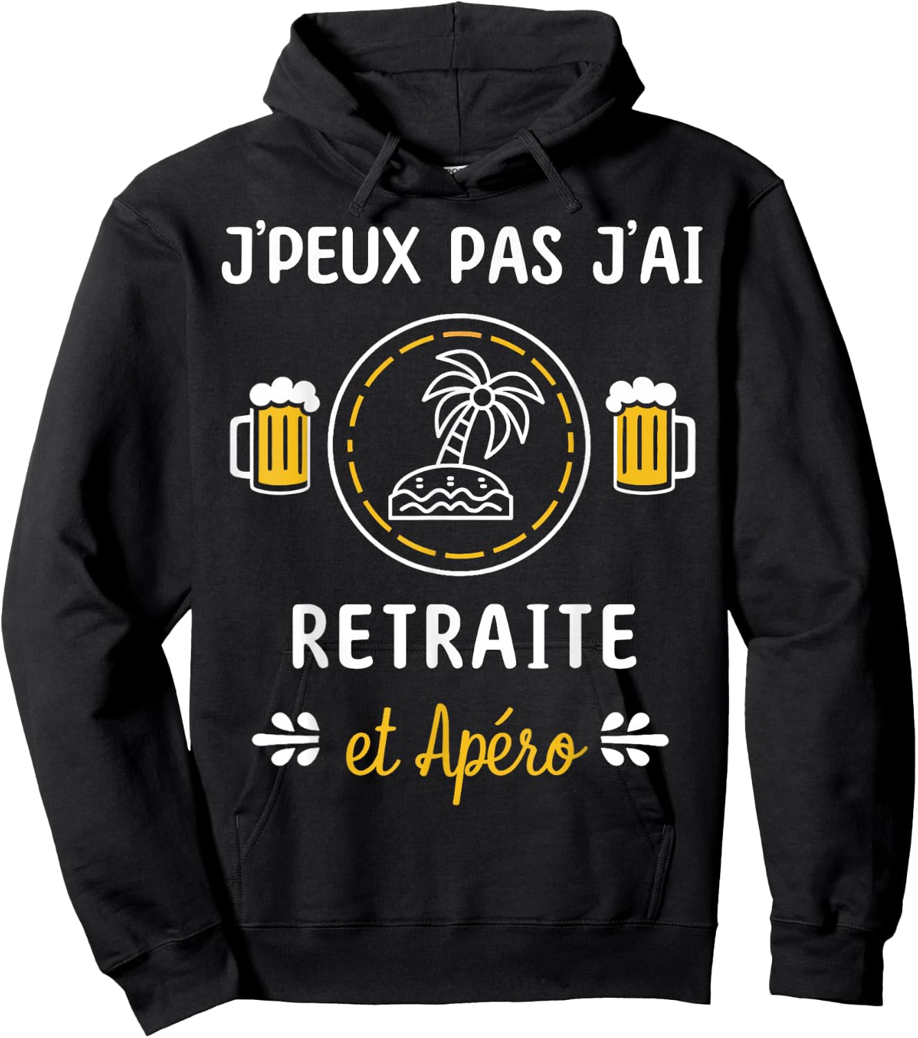 I Can't Have Retirement , Black, S Hoodie - Hoodie | Black