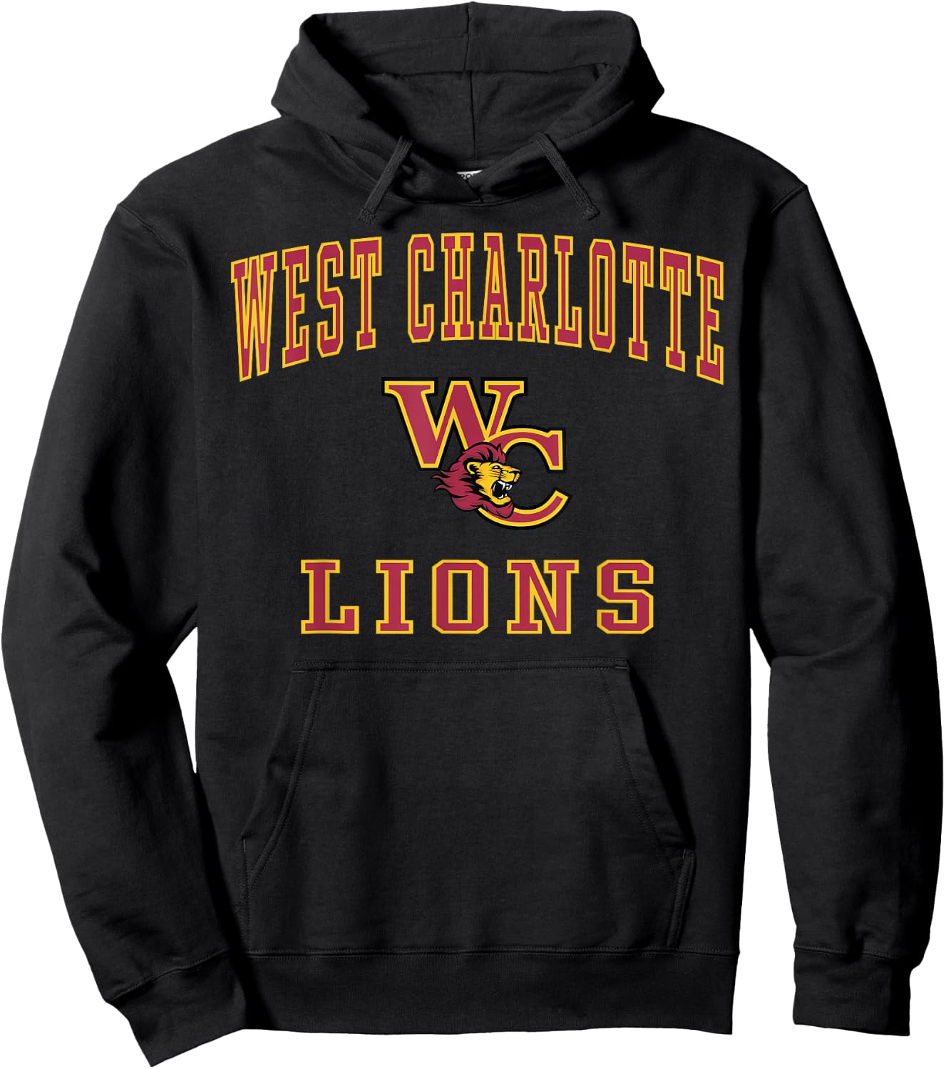 West Charlotte High School Lions Hoodie - Hoodie | Black