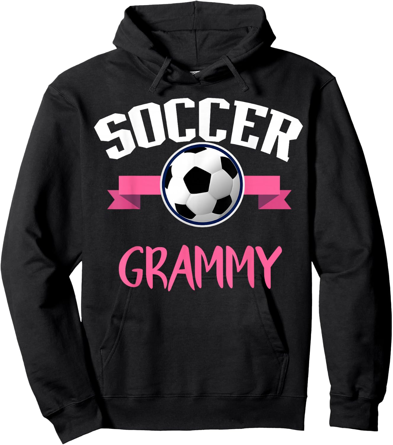 Soccer Grammy Grandma Funny From Grandkids Hoodie - Hoodie | Black