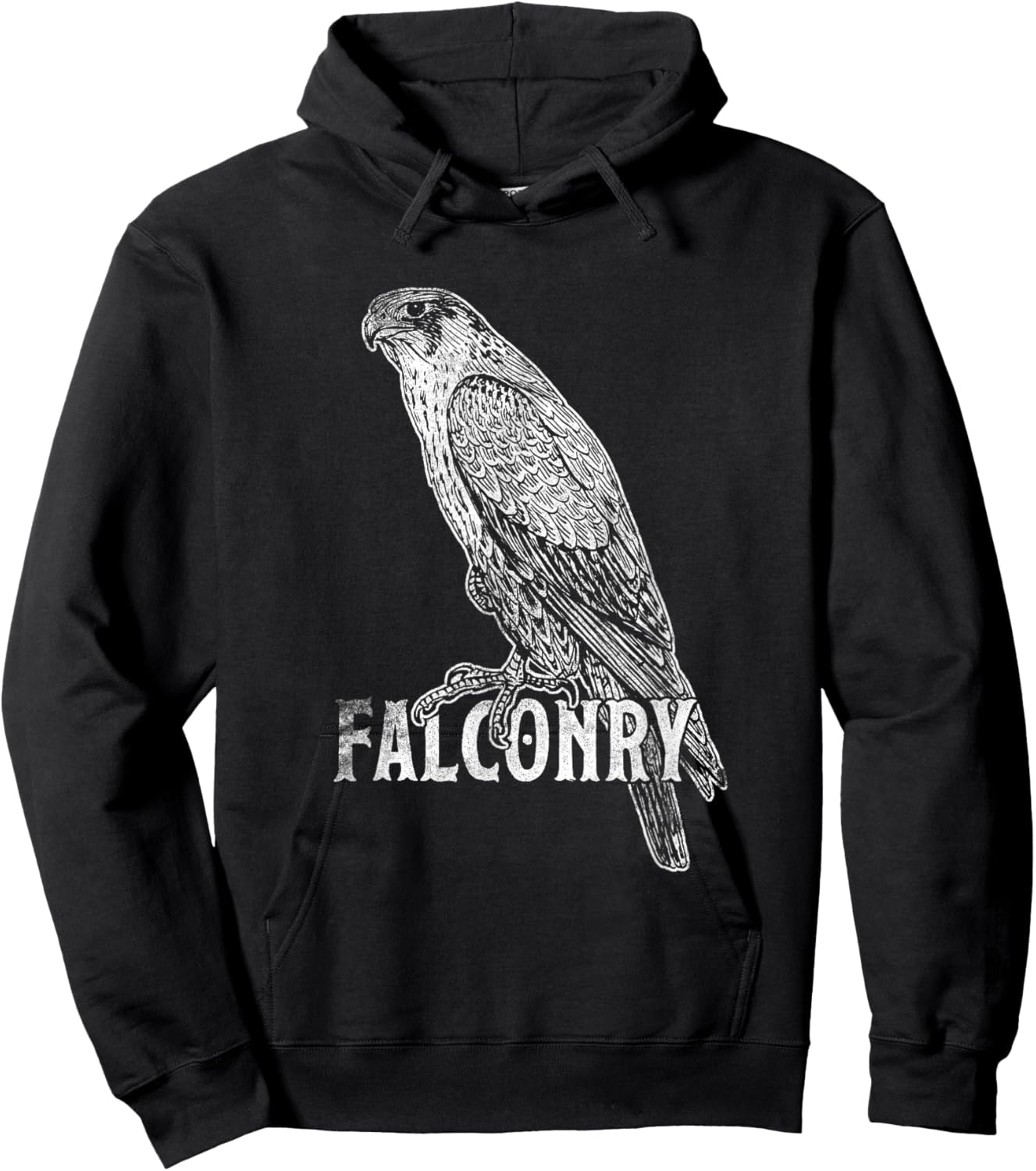 Falconry Hunting Love Birds Bird Hunter Costume Hoodie - Hoodie | Black