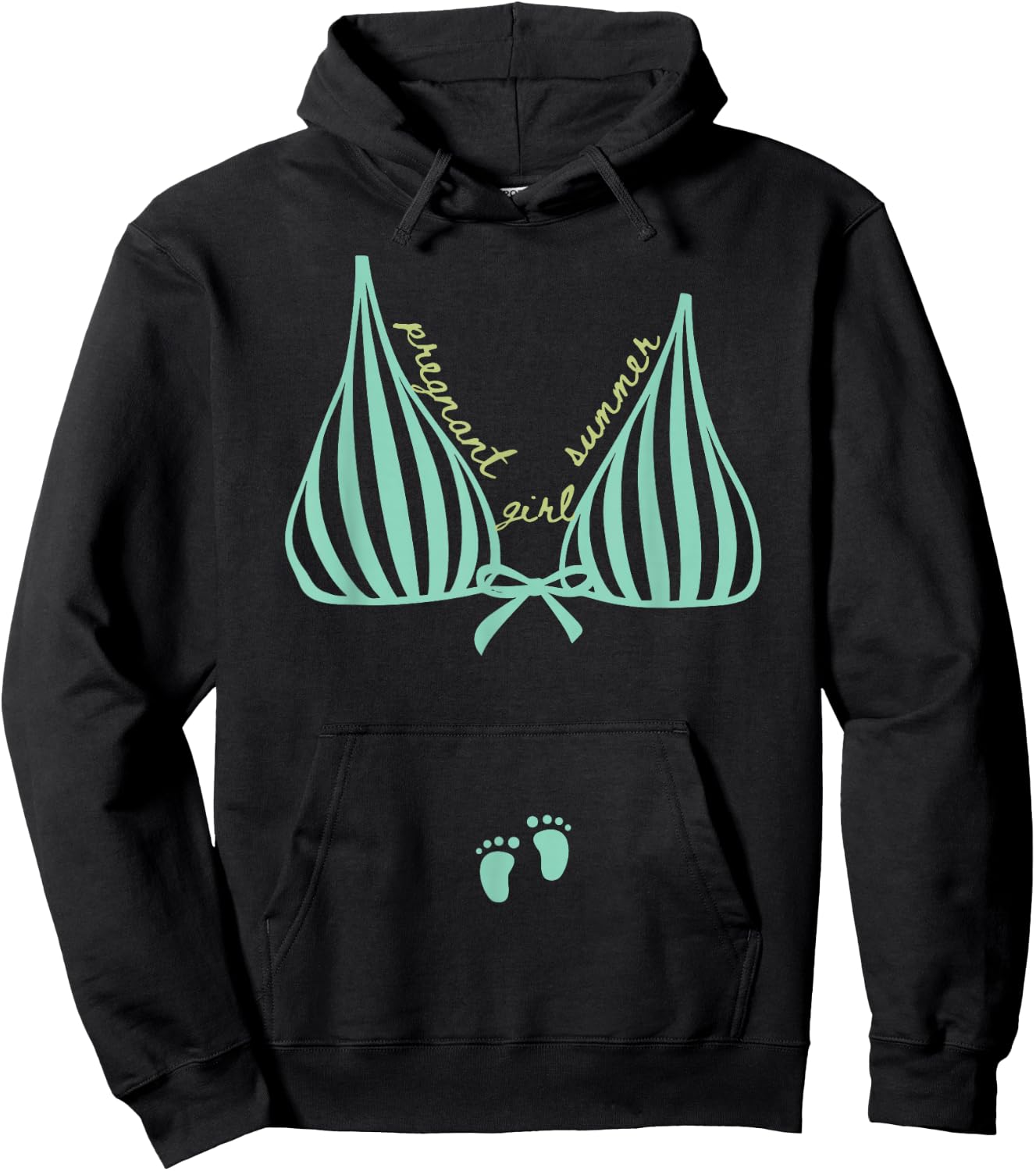 Pregnancy Announcement Hoodie - Hoodie | Black
