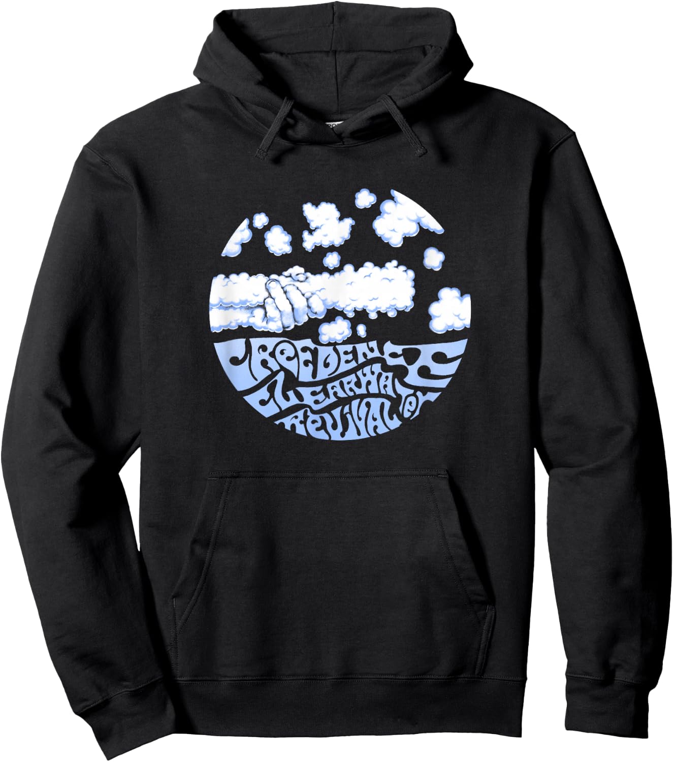 Creedence Clearwater Revival Clouds , Blue, S Hoodie - Hoodie | Black