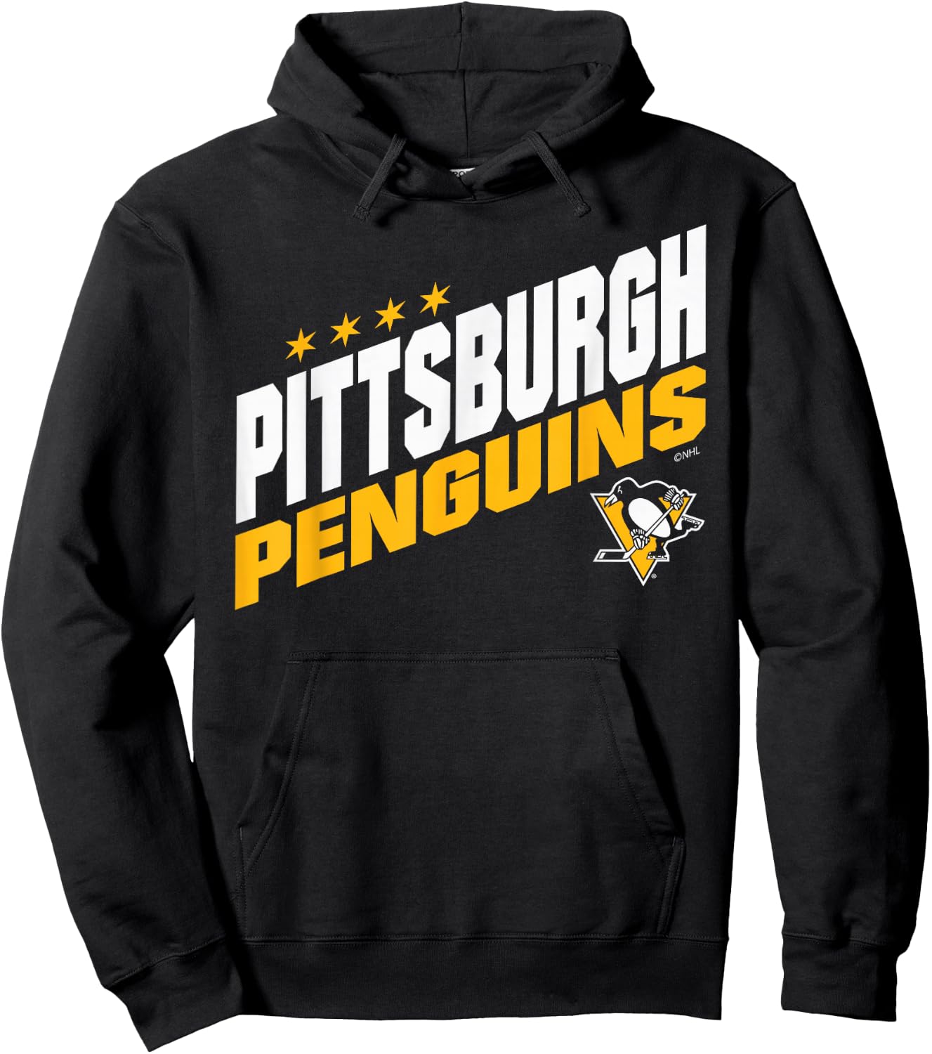 Pittsburgh Penguins Fuel Black Officially Licensed Hoodie - Hoodie | Black