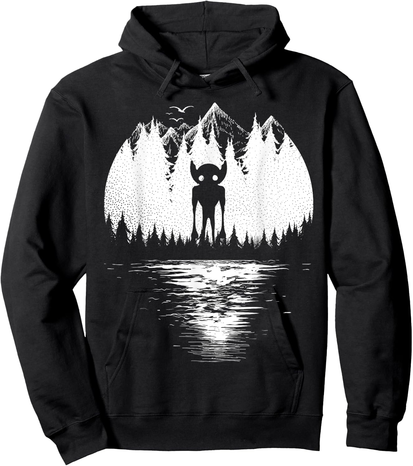 Hopkinsville Goblins Cryptozoology Women! Cryptid Hoodie - Hoodie | Black