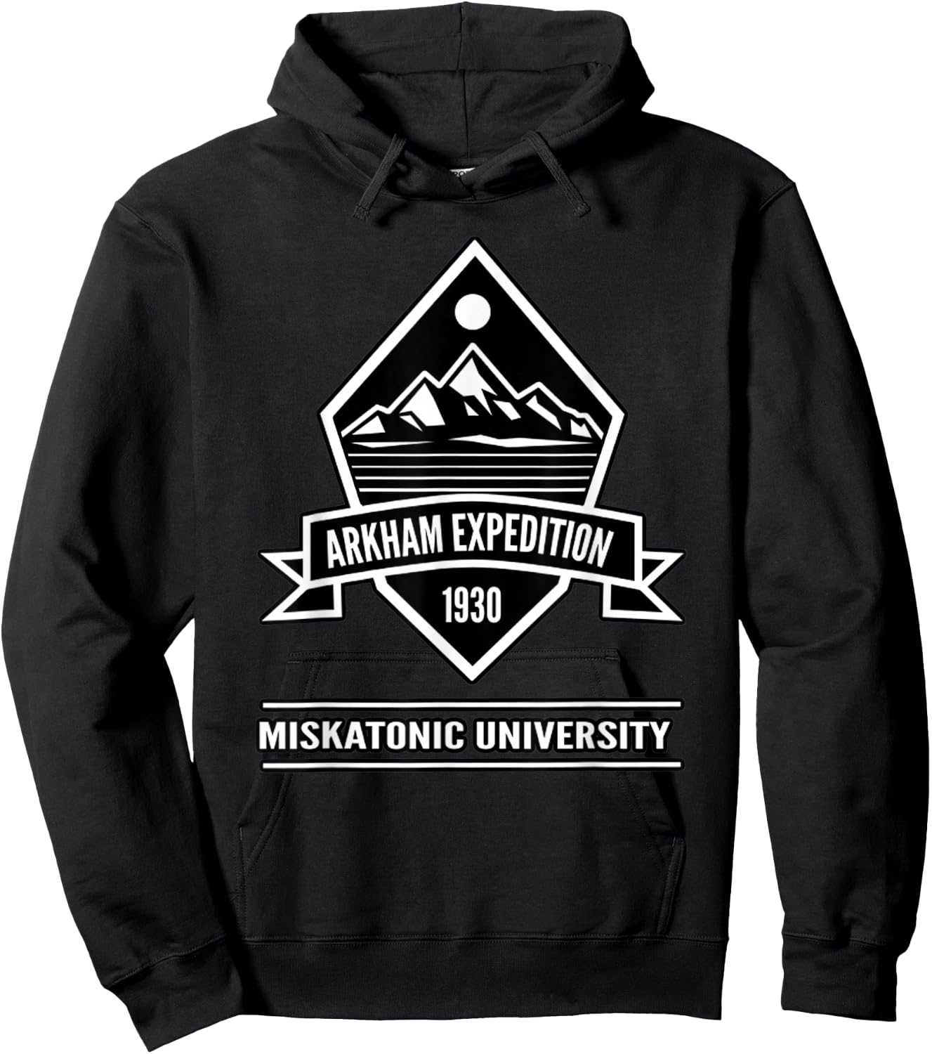 HP Lovecraft theme Arctic mountaineering Hoodie - Hoodie | Black