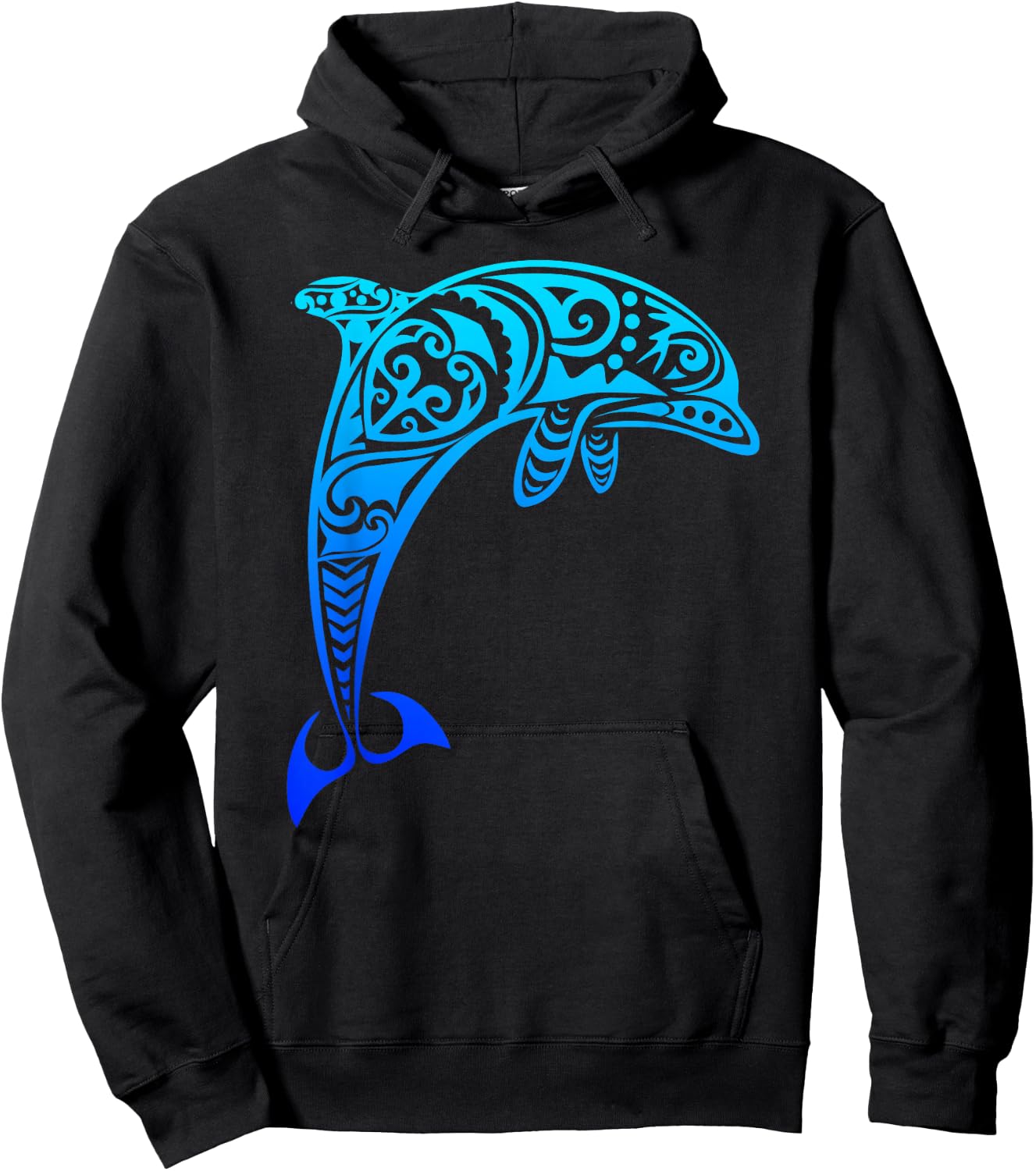 Dolphin Vintage Retro Throwback Vacation Small Hoodie - Hoodie | Black