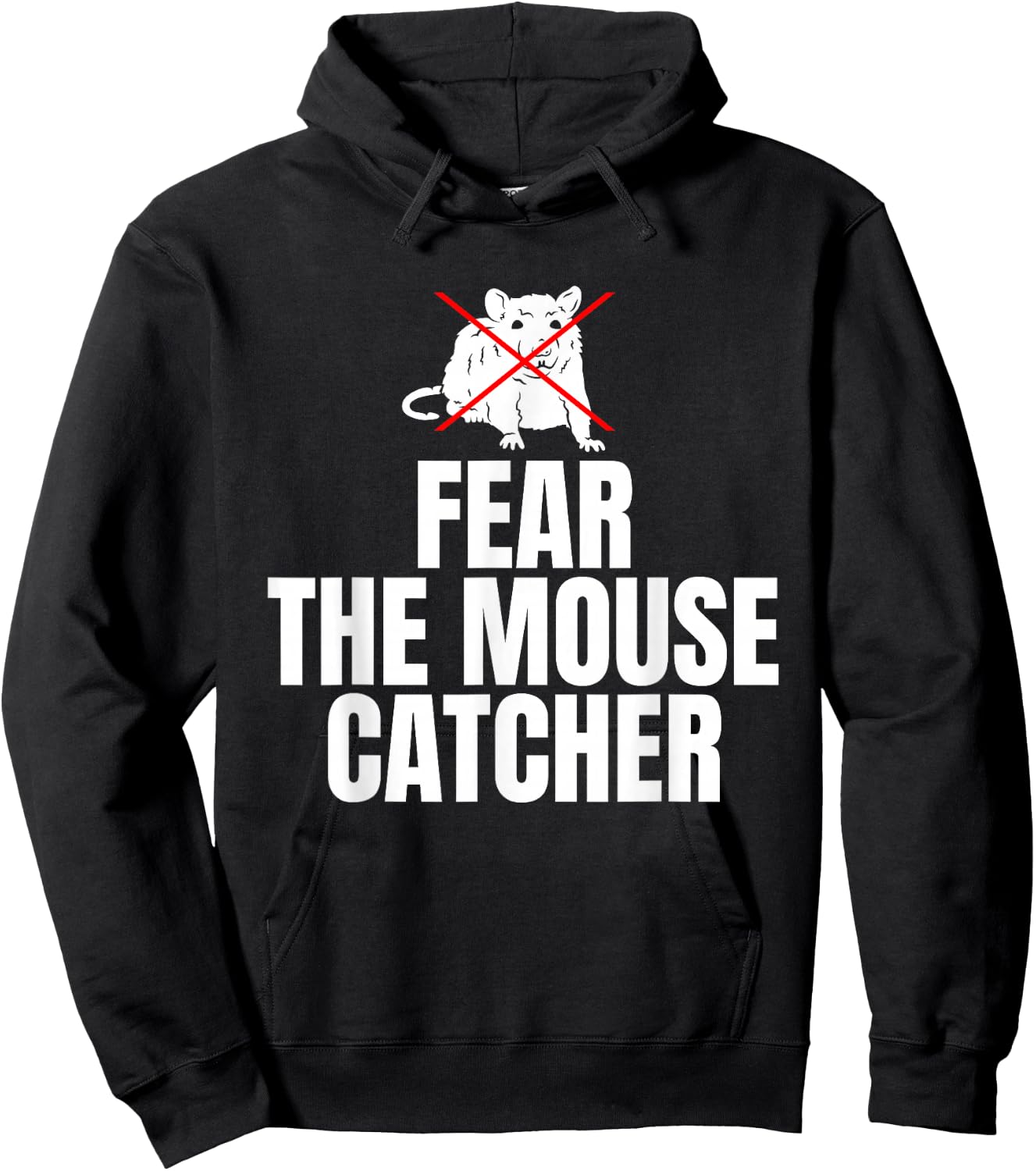 Fear The Mouse Catcher Hoodie - Hoodie | Black