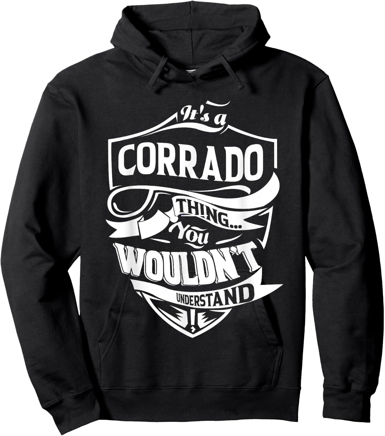 It's a gift Corrado Thing Hoodie - Hoodie | Black