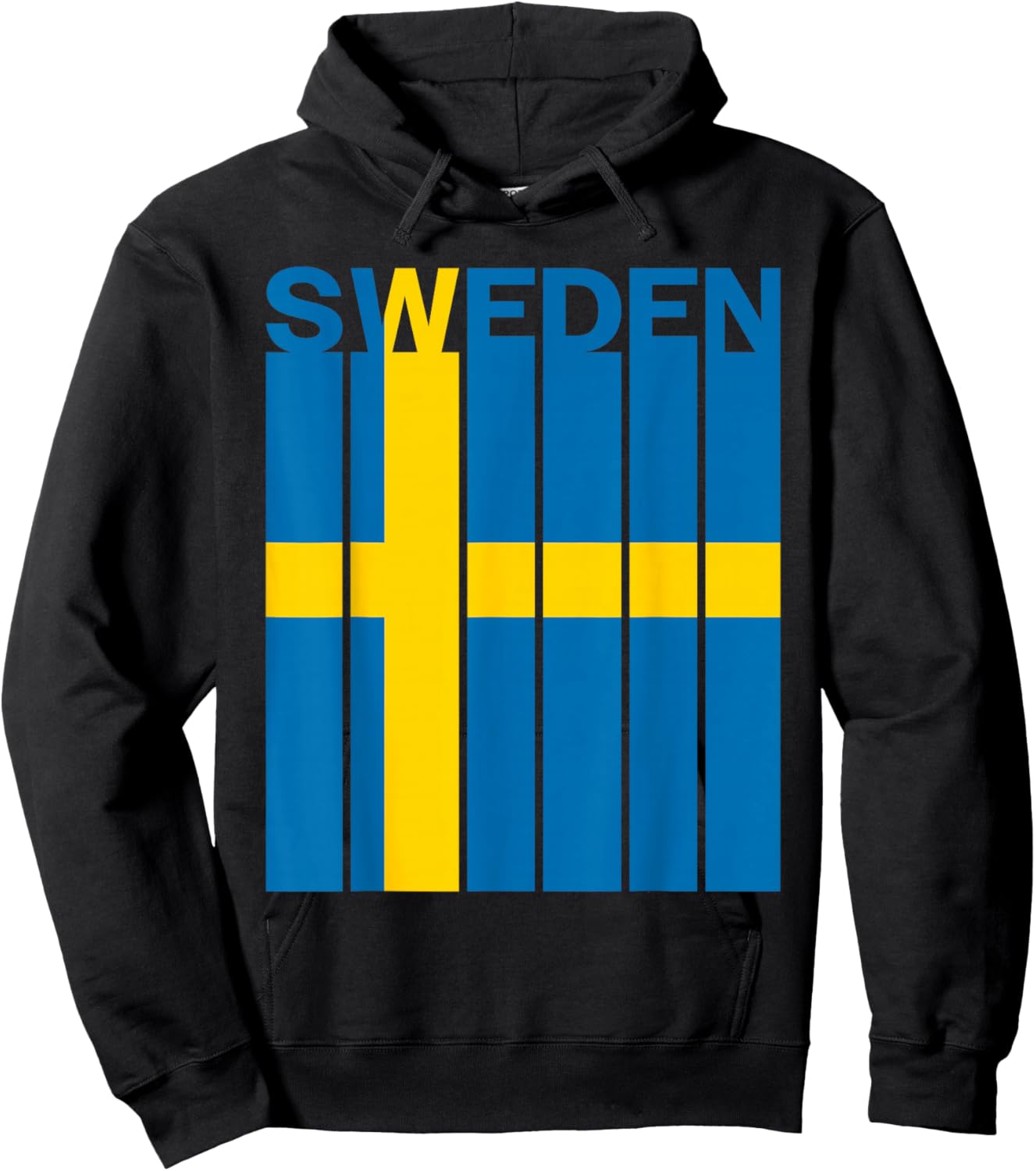 Sweden Flag Hoodie - Hoodie | Black