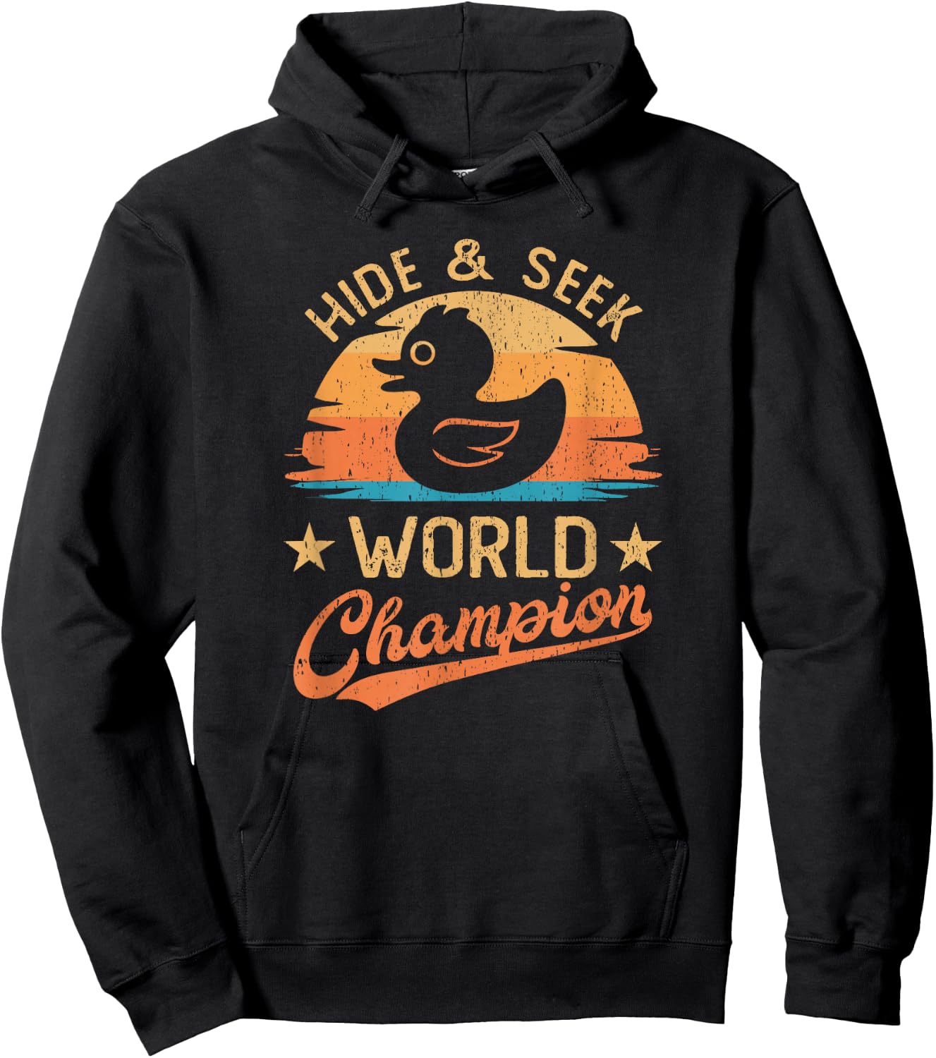 Cruise Duck Hide And Seek Champion Funny Family Cruising Hoodie - Hoodie | Black