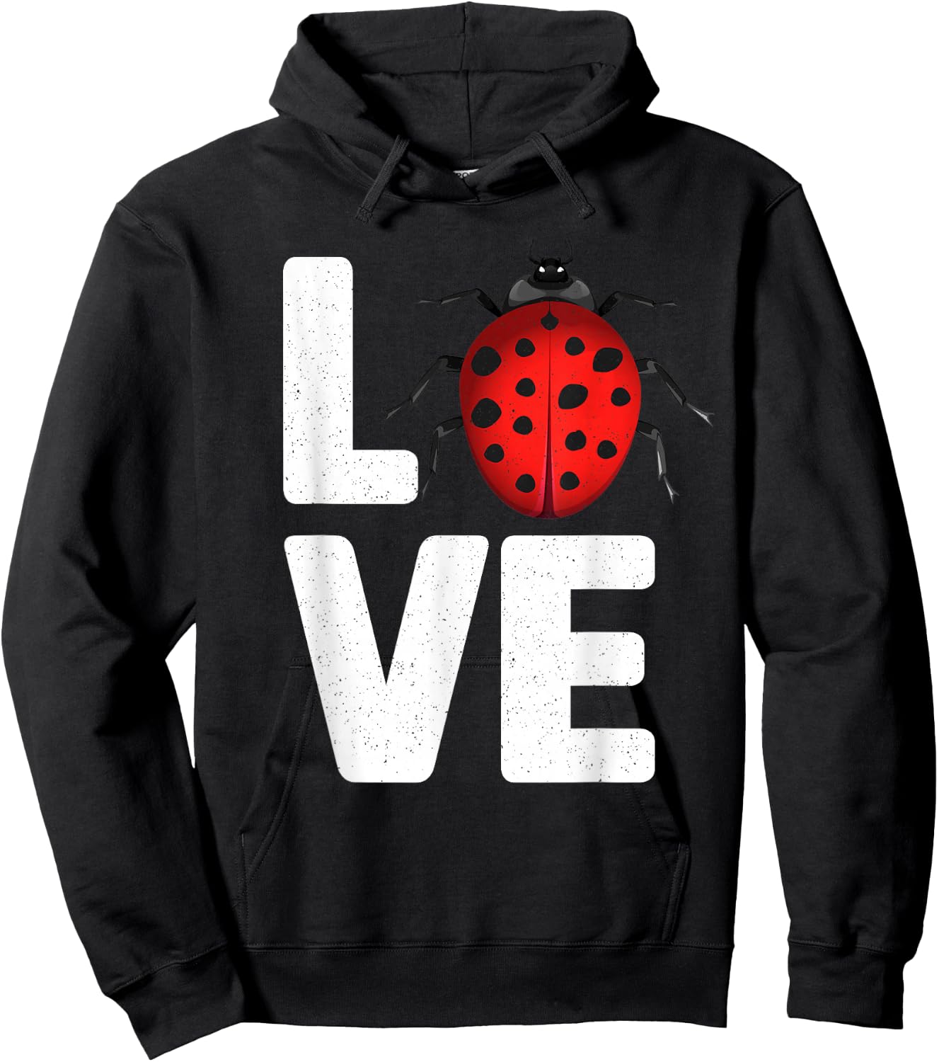 Cute Ladybug Art Women Kids Insect Bug Ladybug Lover Hoodie - Hoodie | Black