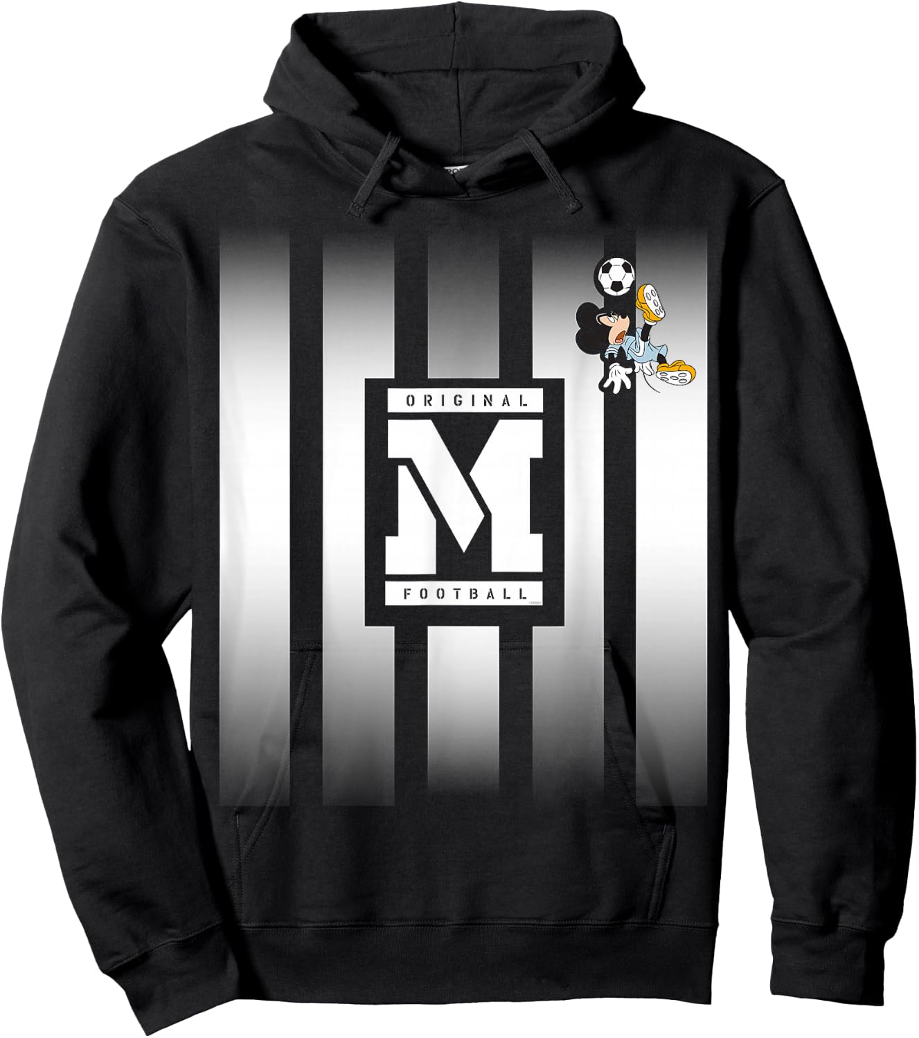 Disney Mickey Mouse Original Football M Soccer Hoodie - Hoodie | Black