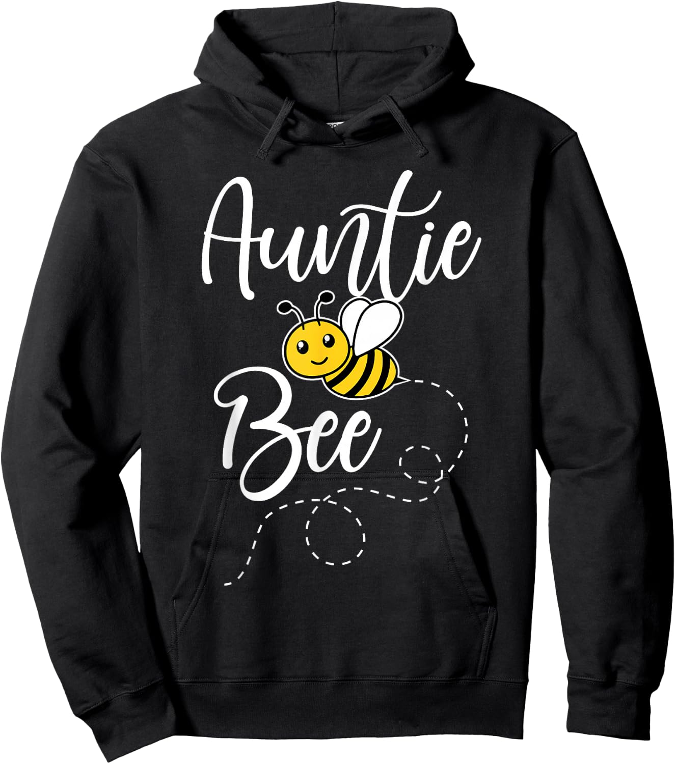 Auntie Of The Bee Day Girl Hive Family Matching Birthday Hoodie - Hoodie | Black