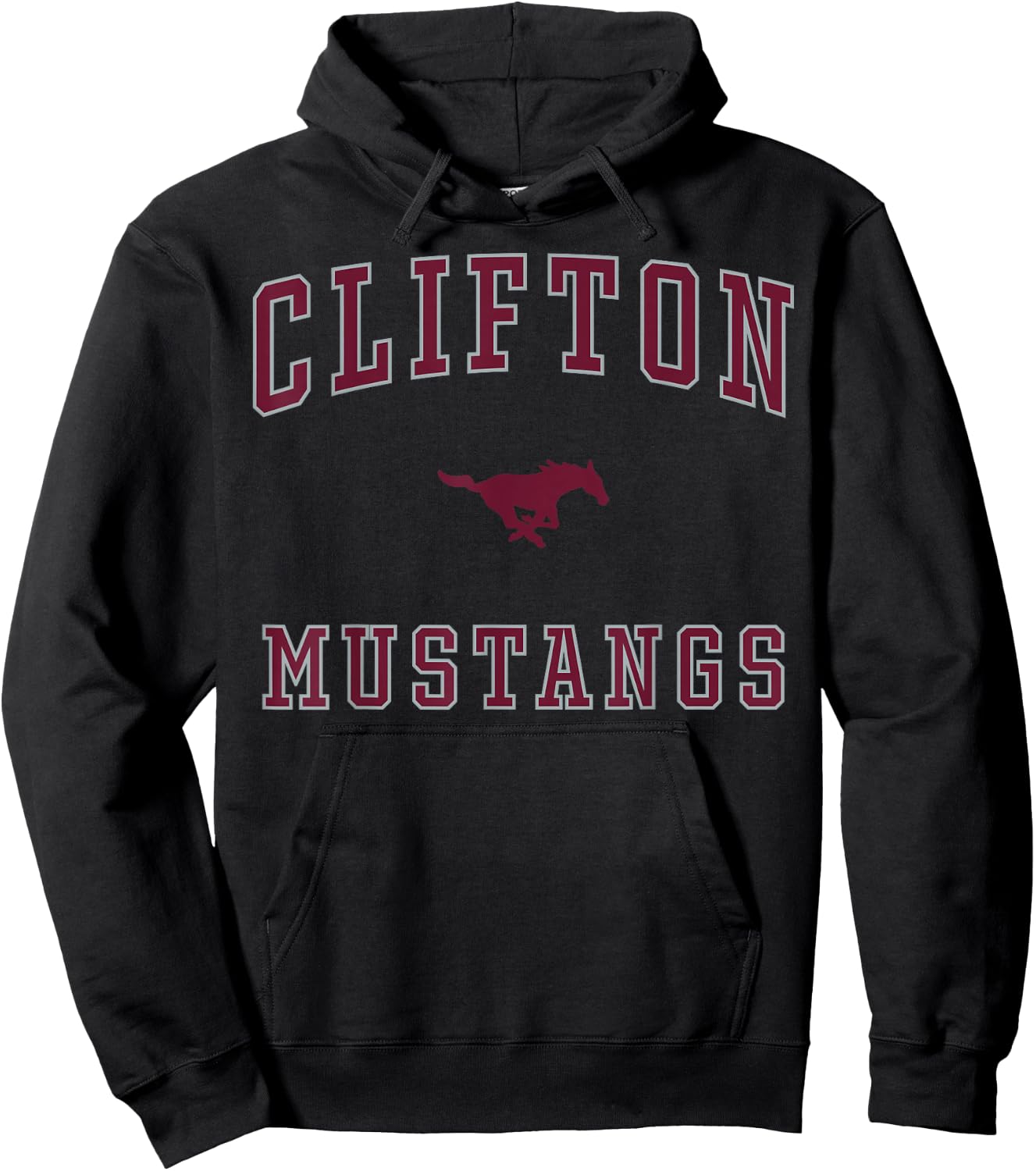 Clifton High School Mustangs Hoodie - Hoodie | Black