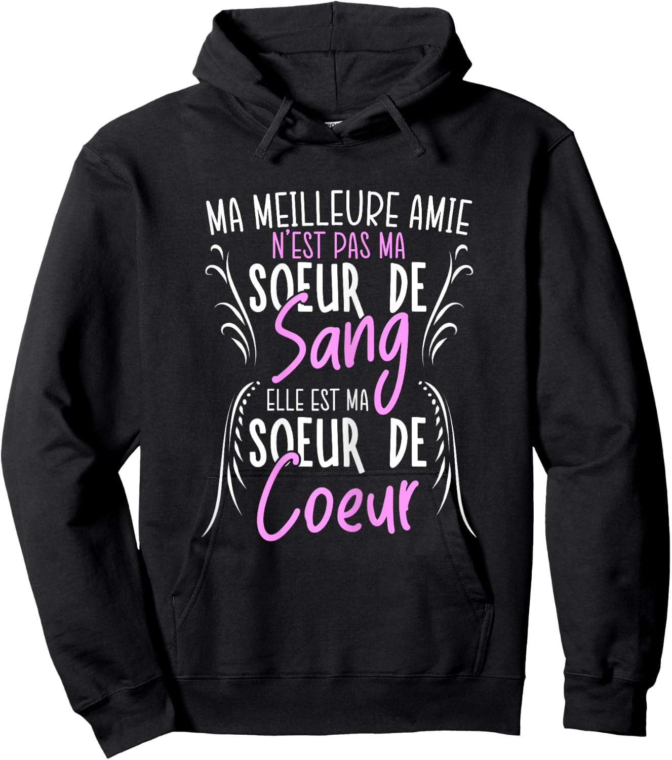 My Best Friend She Is My Heart Sister Hoodie - Hoodie | Black