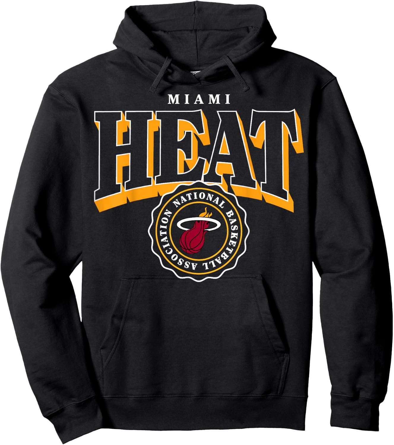 NBA – Miami Heat Arched Crest Hoodie - Hoodie | Black