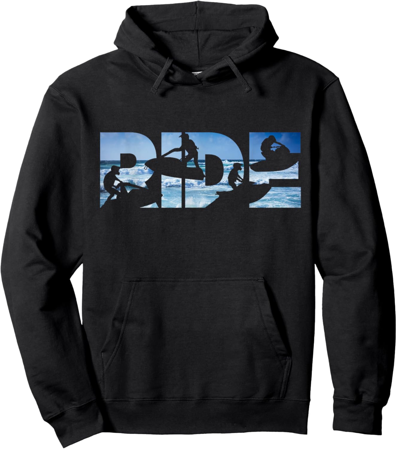 Jet Ski Ride On Shirt Funny Jet Ski Racing Rider Water Skier Hoodie - Hoodie | Black