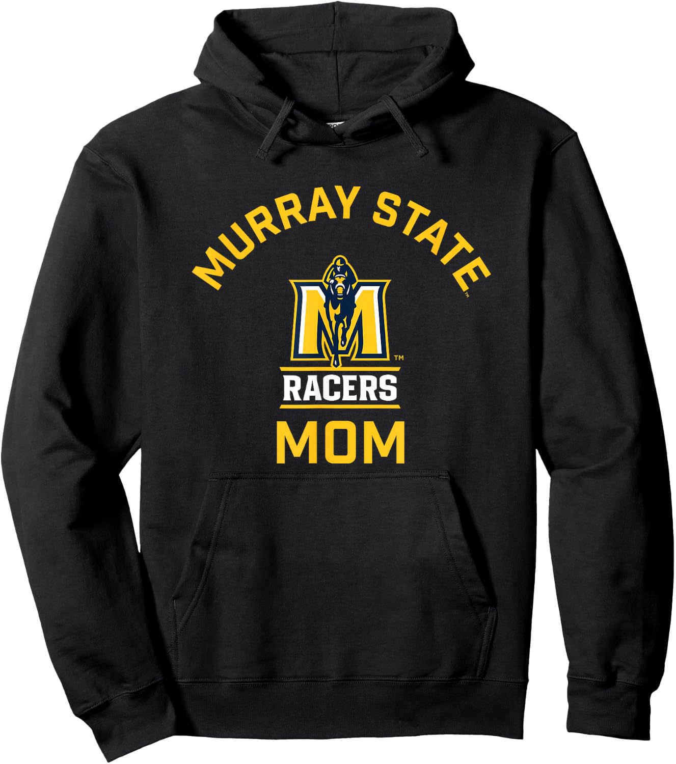 Murray State University Racers Arched Mom Hoodie - Hoodie | Black