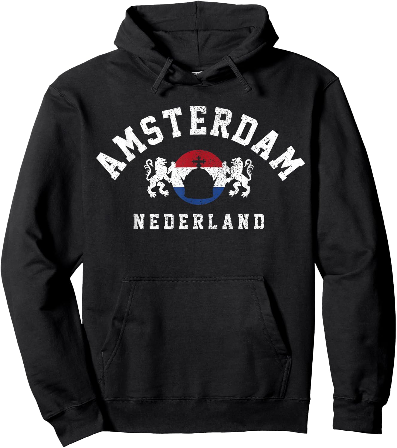 Amsterdam Nederland - Netherlands Holland Souvenir Gift Hoodie - Hoodie | Black