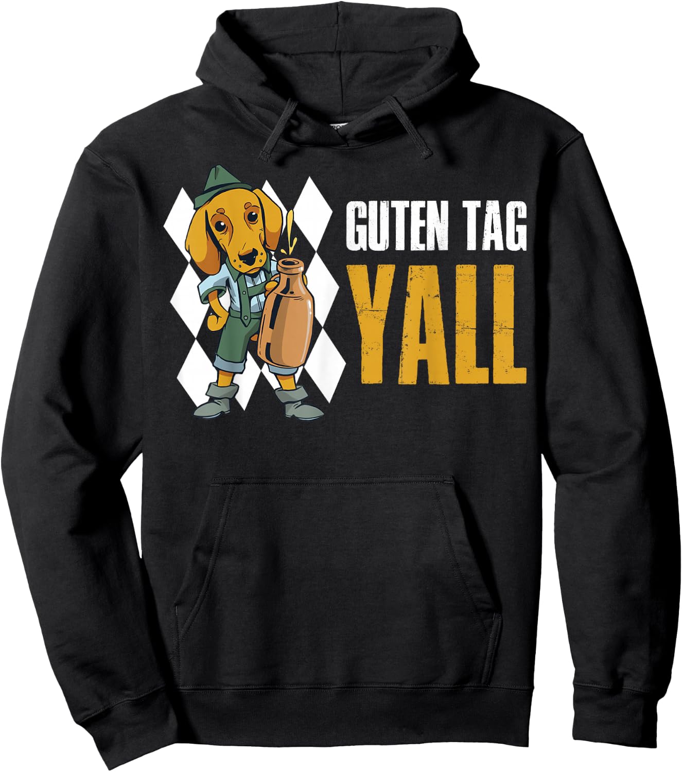 Guten Tag Yall Hoodie - Hoodie | Black