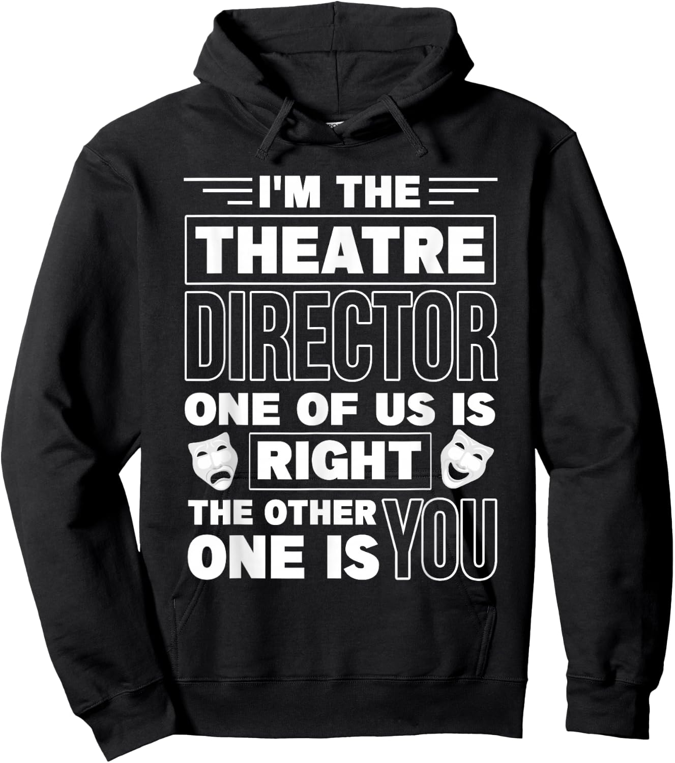Funny Theater Director stage director Hoodie - Hoodie | Black