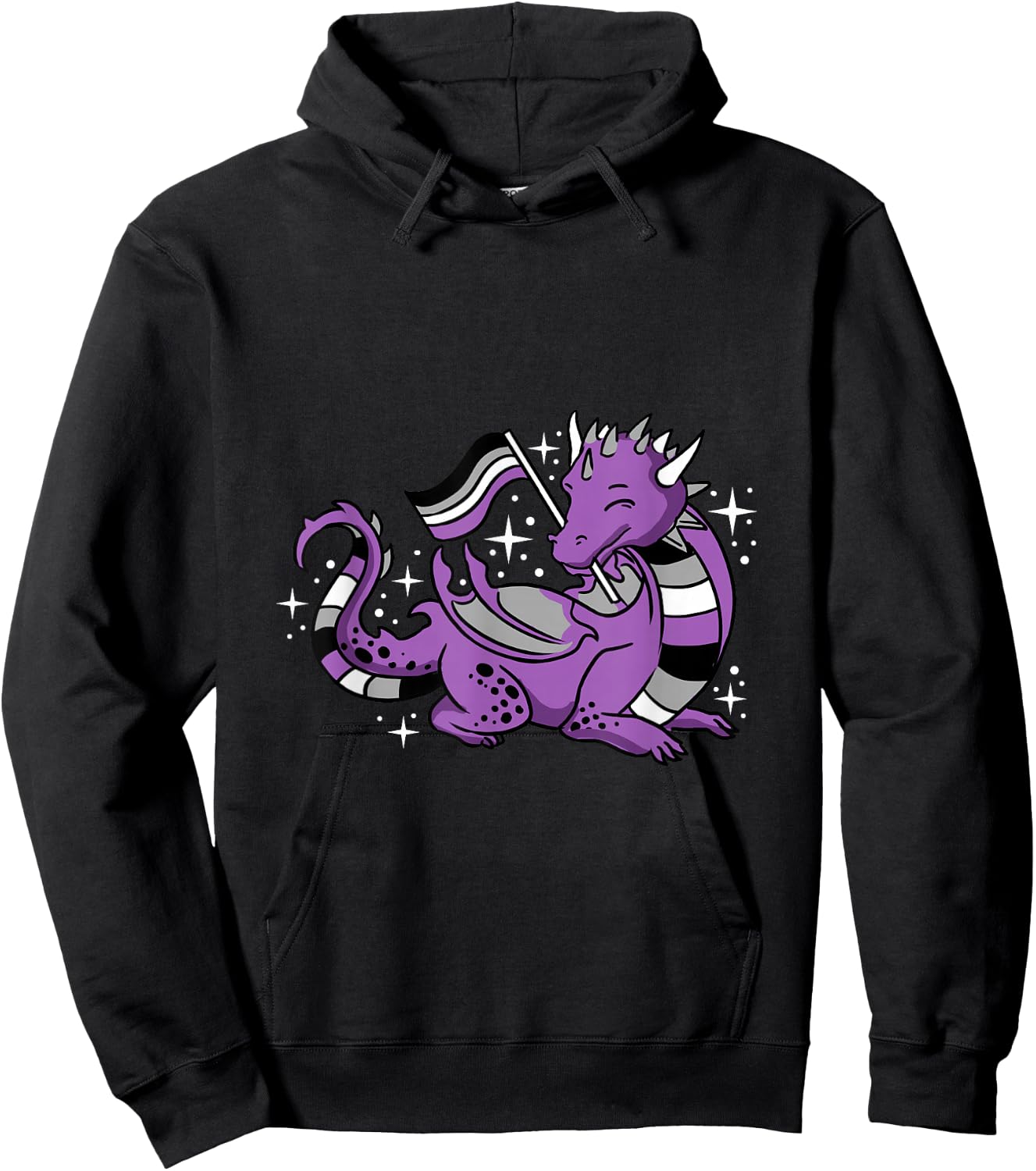 Ace Pride Dragon Hoodie - Hoodie | Black