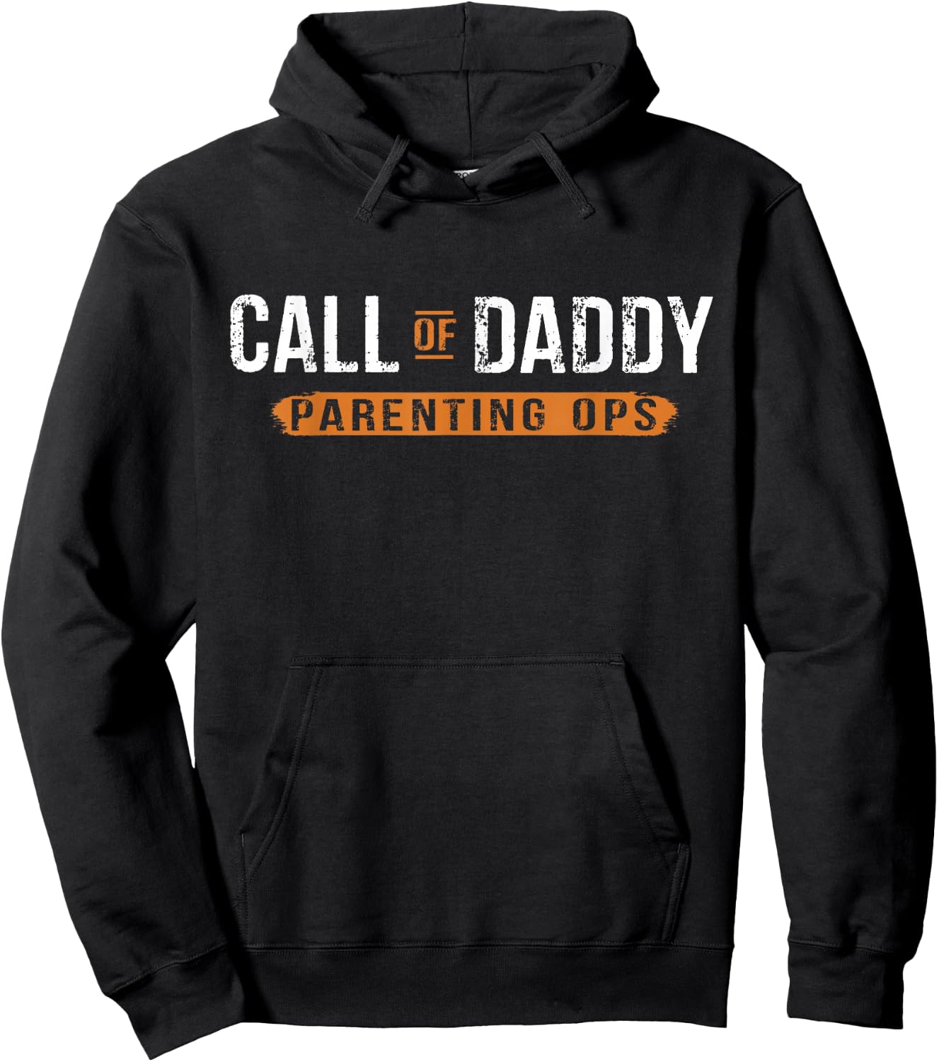 Gamer Dad Call of Daddy Parenting Ops Father's Day Hoodie - Hoodie | Black