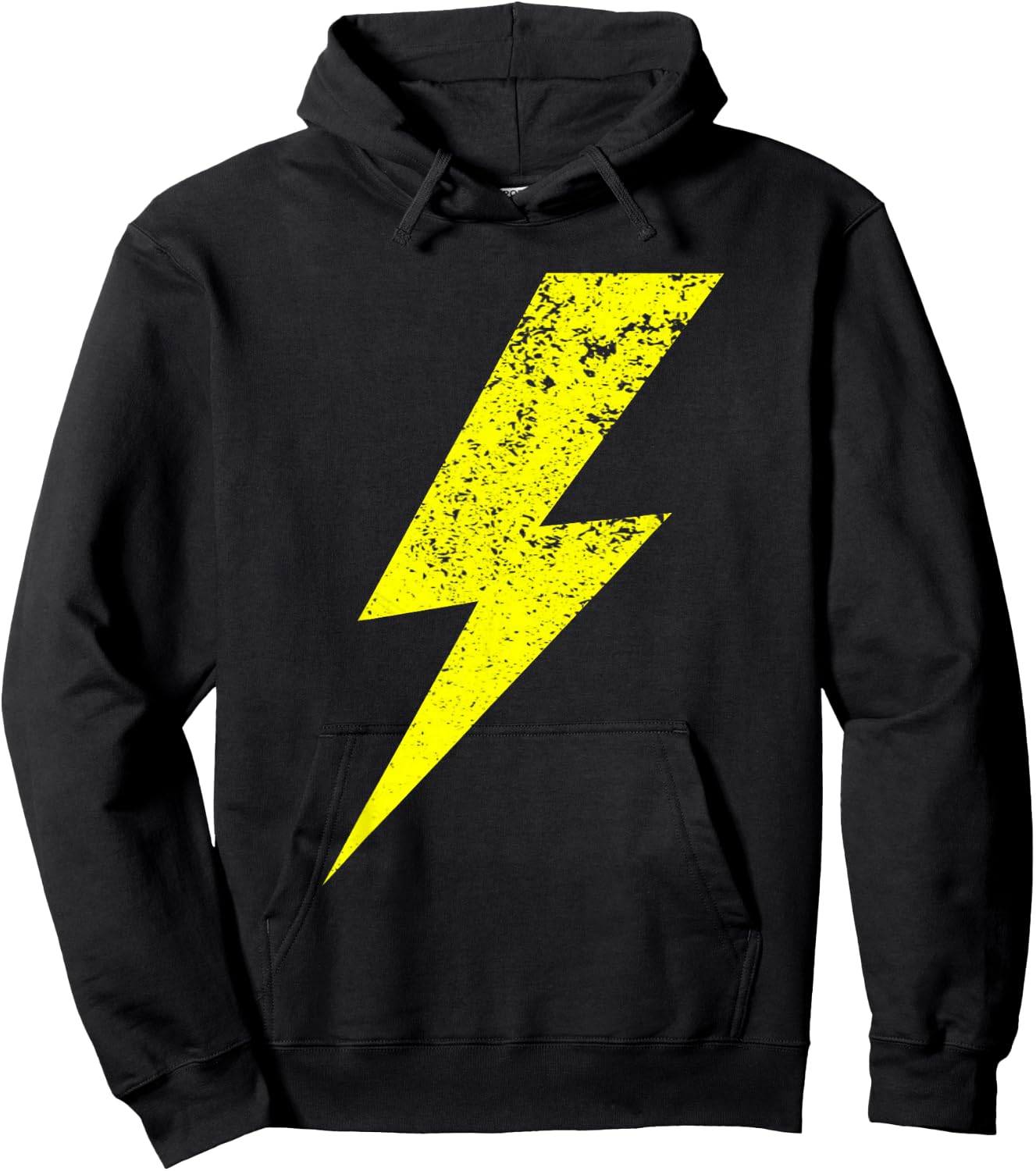 Designs with Yellow Flashes , black Hoodie - Hoodie | Black